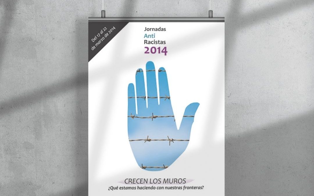 Cartel Jornadas anti-racistas 2014