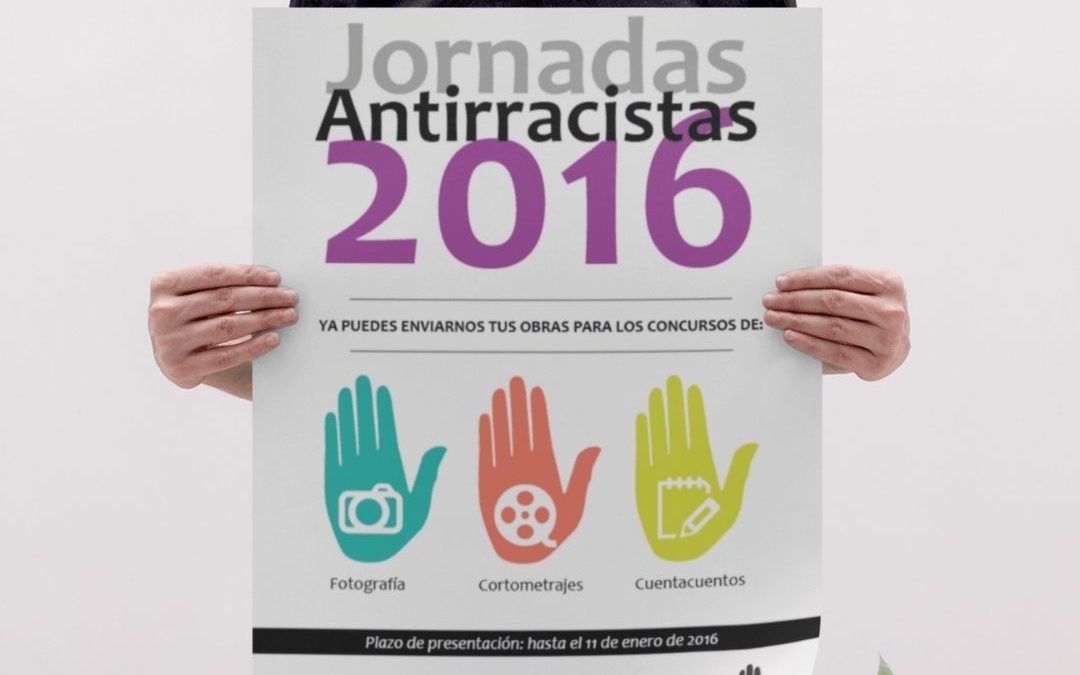 Cartel concurso Jornadas Antirracistas 2016