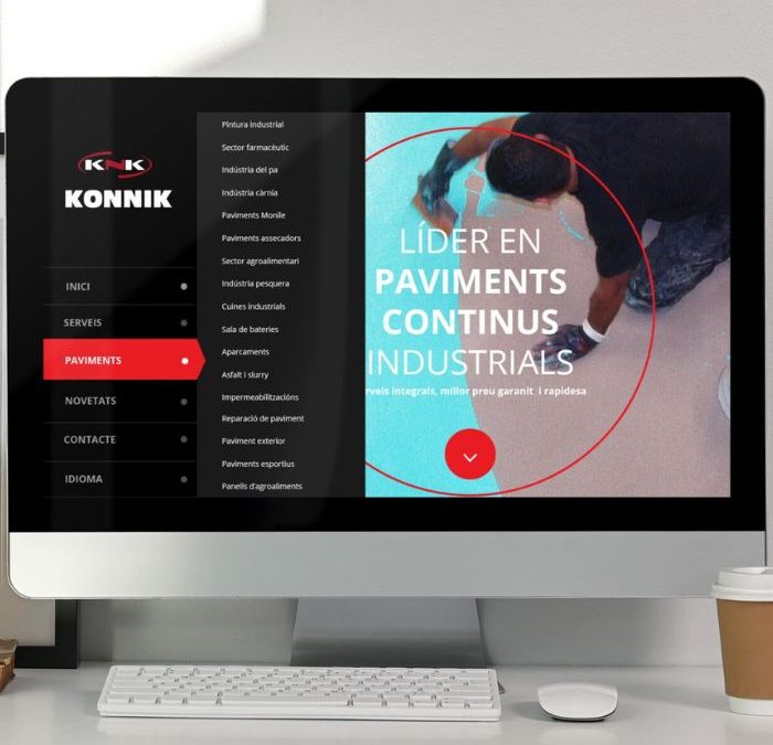 Konnik custom web design and development