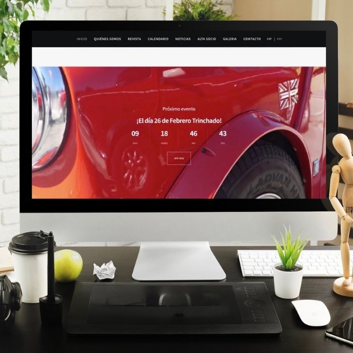 Diseño web del Club Mini Cooper